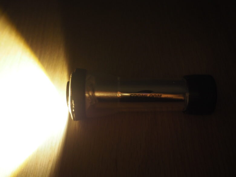 Soomloom充電式LEDランタンの明るさ