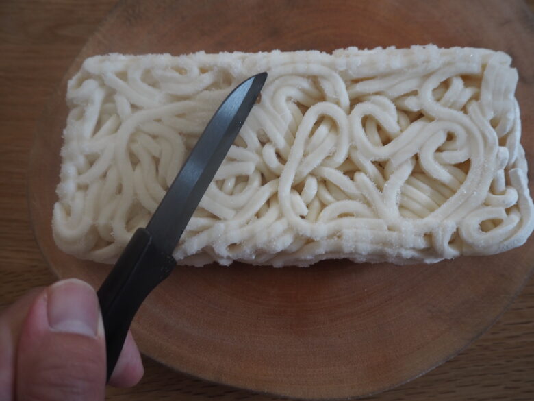 冷凍食品のカットは危険