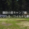 藤助小屋キャンプ場はワイルドで野営気分を味わえる！静寂と自然に浸ってキャンプを楽しもう。