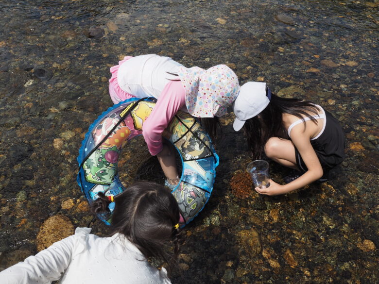 全体的に水深も浅く遊びやすい