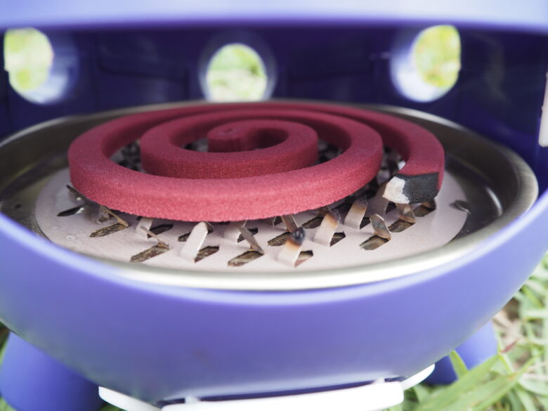 ドガース内部に蚊取り線香を収納