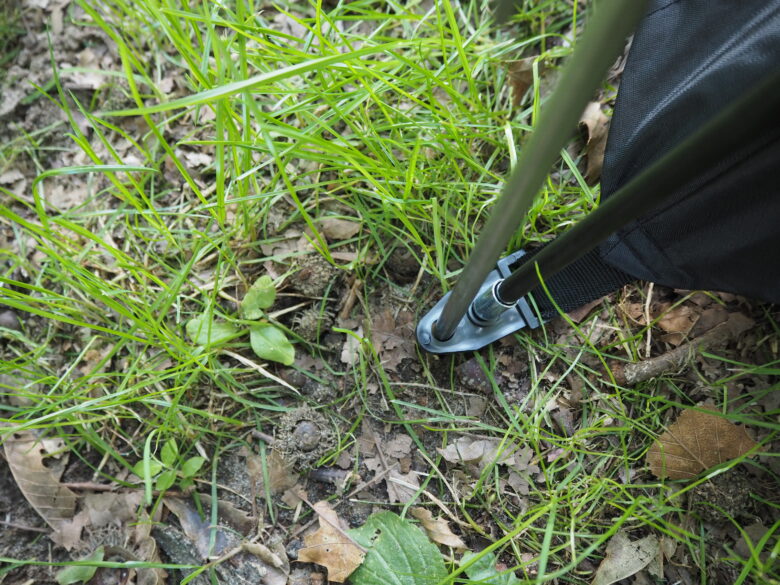 ペグ打ちも忘れずに